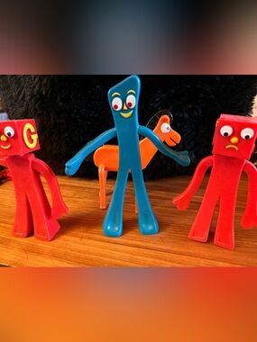 Gumby bendy action figures set of 4